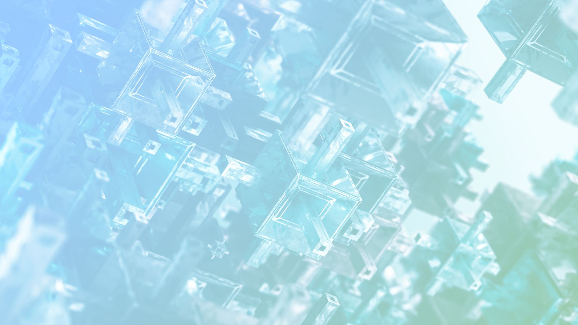 Fractured crystalline field, washed in the brand palette